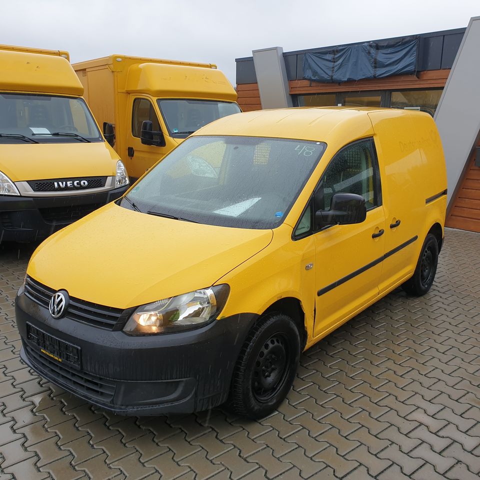 Verkaufstage VW Caddy TDI 2.0 mit 6-Gang Schaltgetriebe LKW Post gelb Handwerker in Garrel