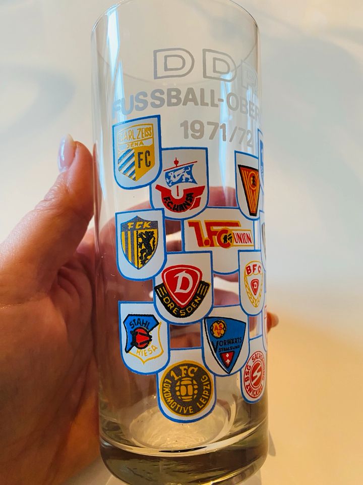 Orig. Glas 1971/72 DDR Oberliga Fußball Union BFC Dynamo … in Zossen-Kallinchen