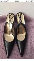 Dolce & Gabbana Damen Pumps Neu Gr 38 Leder Schwarz Absatz 8 West - Nied Vorschau