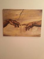 Michelangelo, Die Hand Gottes Leinwand Ölbild Bayern - Tutzing Vorschau