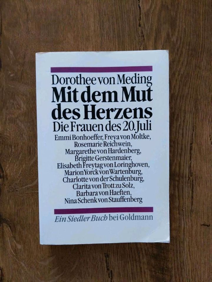 Buch "Mit dem Mut des Herzens" Die Frauen des 20. Juli in Leipzig