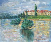 Original Öl Gemälde nach Auguste Renoir: "Les Vacances en Italie" Bayern - Starnberg Vorschau