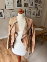 Zara echt Lederjacke Schafsleder in Braun/ Beige Gr M Berlin - Spandau Vorschau