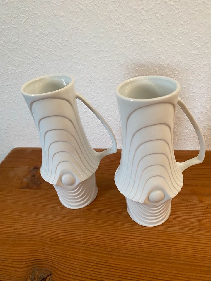 2 Vasen weiß - Royal Porzellan KPM germany Handarbeit in Neunkirchen a. Brand