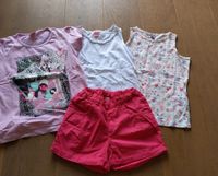 4 Sommerset 122 pinke Short Hot pants 3 Shirts Tops weiß pink Bayern - Nordendorf Vorschau