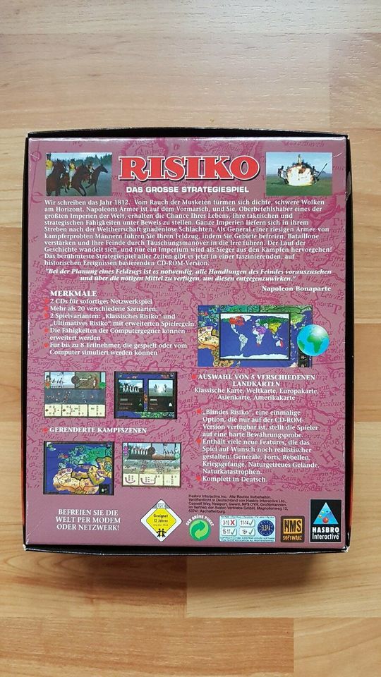 PC-Videospiel - Risiko 1 mit Box in Horneburg