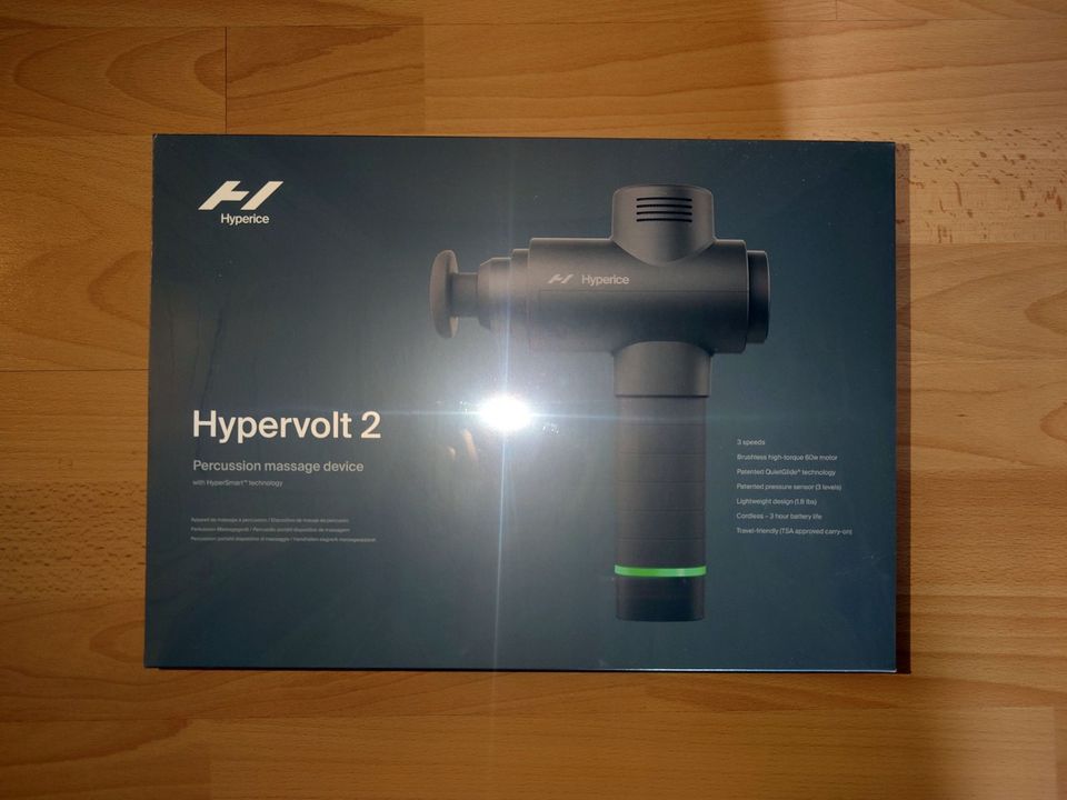 ★ Hyperice Hypervolt 2 • Massagepistole • NEU • OVP • TOP ★ in Rastatt