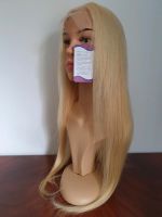 Blonde Perücke lace closure mit Echthaar , Wig indisches Echthaar Baden-Württemberg - Mannheim Vorschau