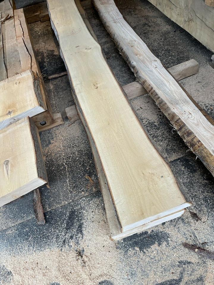 Linde 60mm Schnittholz Diele Holzbrett Platte Baumkante Holz in Nittendorf 