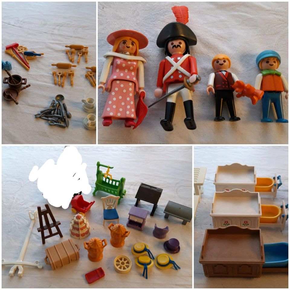 Konvolut Playmobil Nostalgie rosa Serie in Wilburgstetten