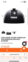 THULE RAPID SYSTEM 753000 FUSS FÜR FAHRZEUGE 4ER-PACK SCHWARZ Bayern - Kirchanschöring Vorschau