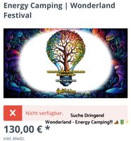 SUCHE dringend Energy Camping-Plätze für das Wonderland Festival Nordrhein-Westfalen - Bad Salzuflen Vorschau