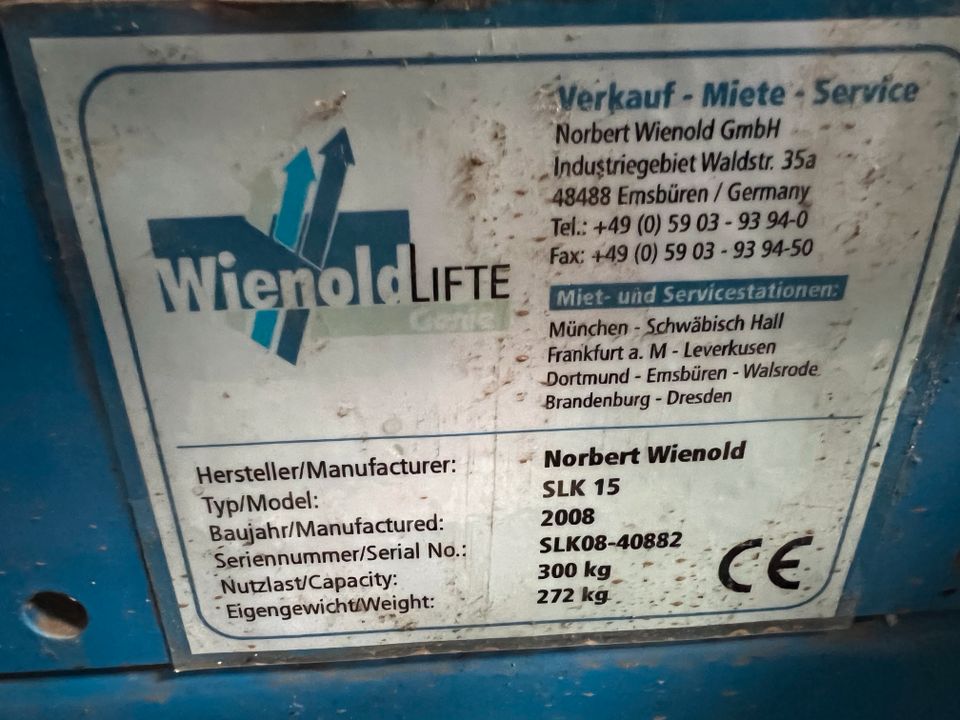 Wienhold Glaslifter/ Hebegerät in Wallersheim