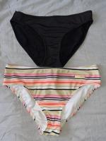 Bikinihosen Damen schwarz / gestreift  Gr. 40 wenig getragen Bayern - Bayreuth Vorschau
