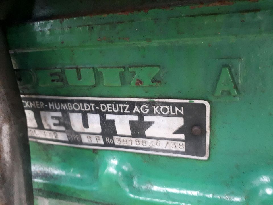 DEUTZ D40 1S  TÜV 8/25 mit Zubehör in Bremerhaven