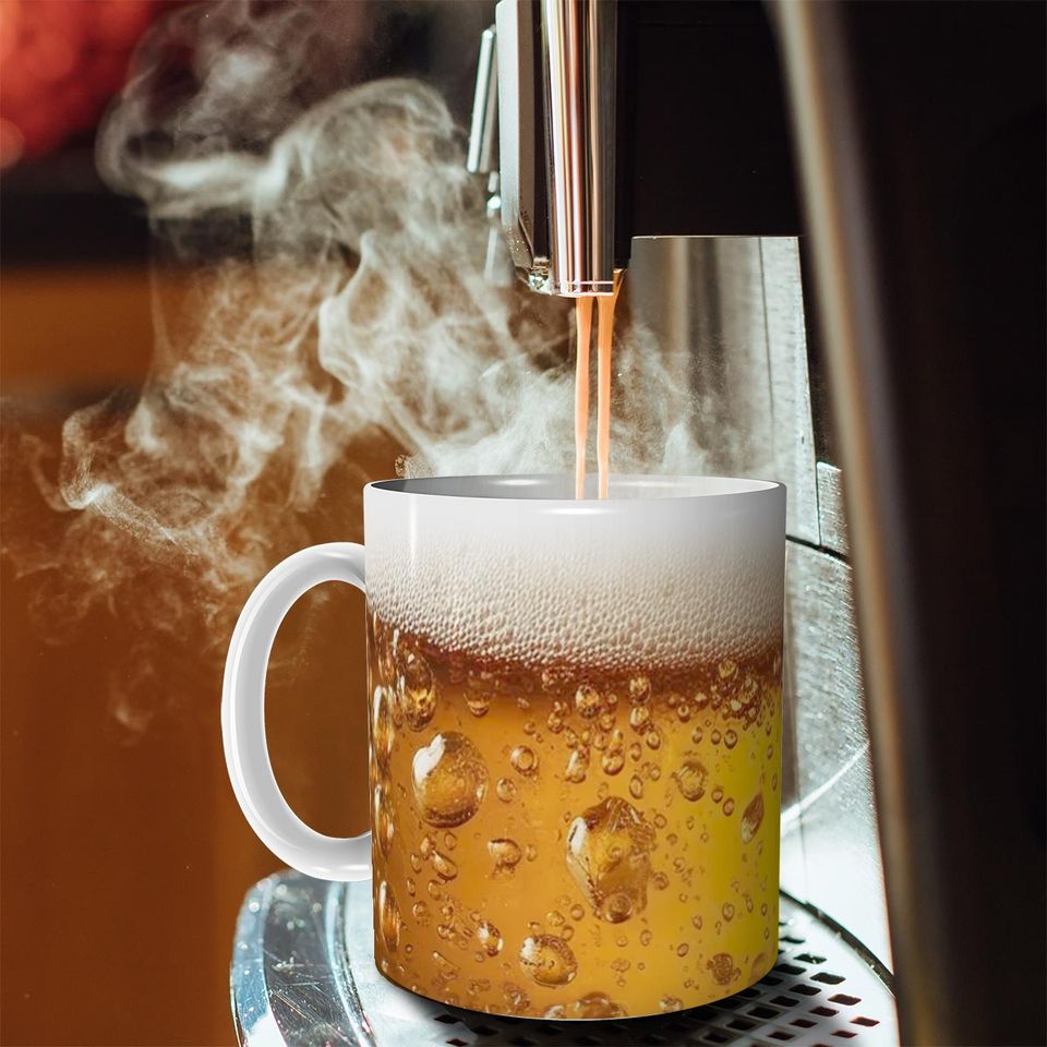 Tasse Geschenk zum Vatertag Bier Motiv Bierglas Kaffeetasse in Bochum