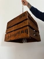 Lampe Obstkiste Holzkiste diy Deckenlampe selbstgemacht Friedrichshain-Kreuzberg - Friedrichshain Vorschau