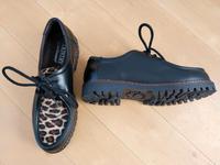 Ralph Harrison Leder Schnürer 38 Schwarz Leo Vintage Rockabilly Niedersachsen - Jork Vorschau