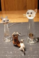 Sehr schöne Deko Katzen aus Kristall & Keramik, unbeschädigt !!! Baden-Württemberg - Bad Liebenzell Vorschau