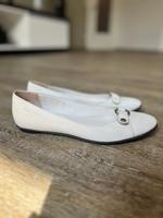 Marc O'Polo Ballerina Damen flach Slipper Sommerschuh Leder 39 40 Niedersachsen - Heidenau Vorschau