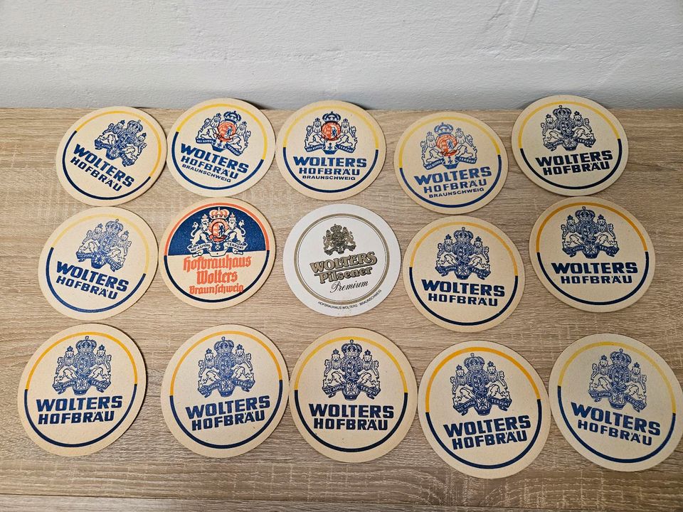 Wolters Brauerei Braunschweig Bierdeckel  Set 10 in Braunschweig