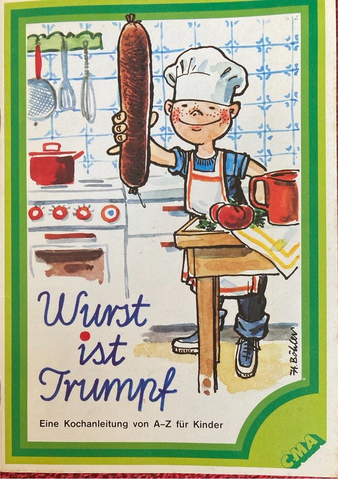 Retro Vintage- Kochanleitung für Kinder- Nix für Vegetarier in Fürth