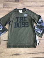 Next mega cooles Set 3 lange Shirts The Boss Sterne 110 Thüringen - Aschenhausen Vorschau