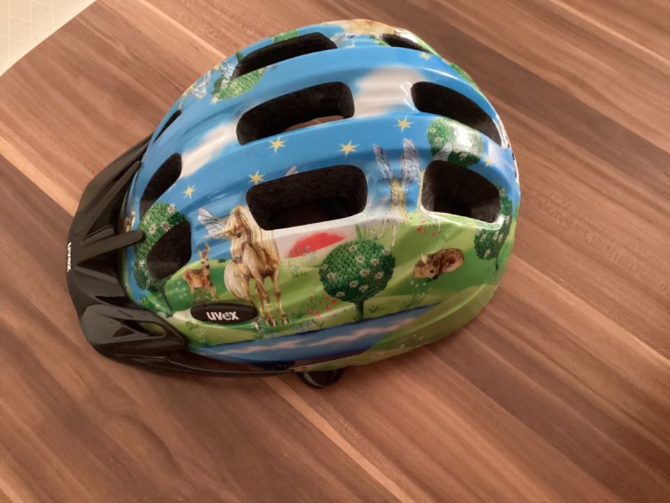 Kinder Fahrradhelm Uvex Scout I 49 - 55 cm Elfen Feenwelt Einhorn in Eilenburg