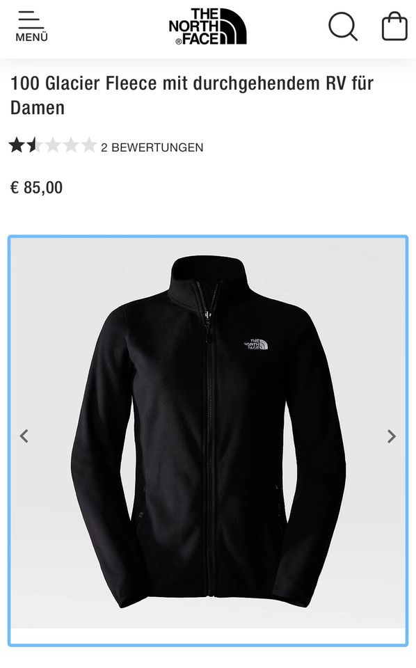 The North Face Damen Fleece Pullover Schwarz/XL NP85€ Neu&Etikett in Frankfurt am Main