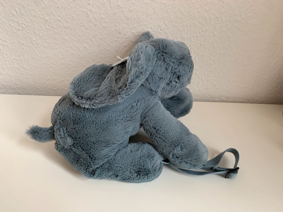 Jellycat Huggady Elephant Backpack Elefant Rucksack retired NEU in Berlin