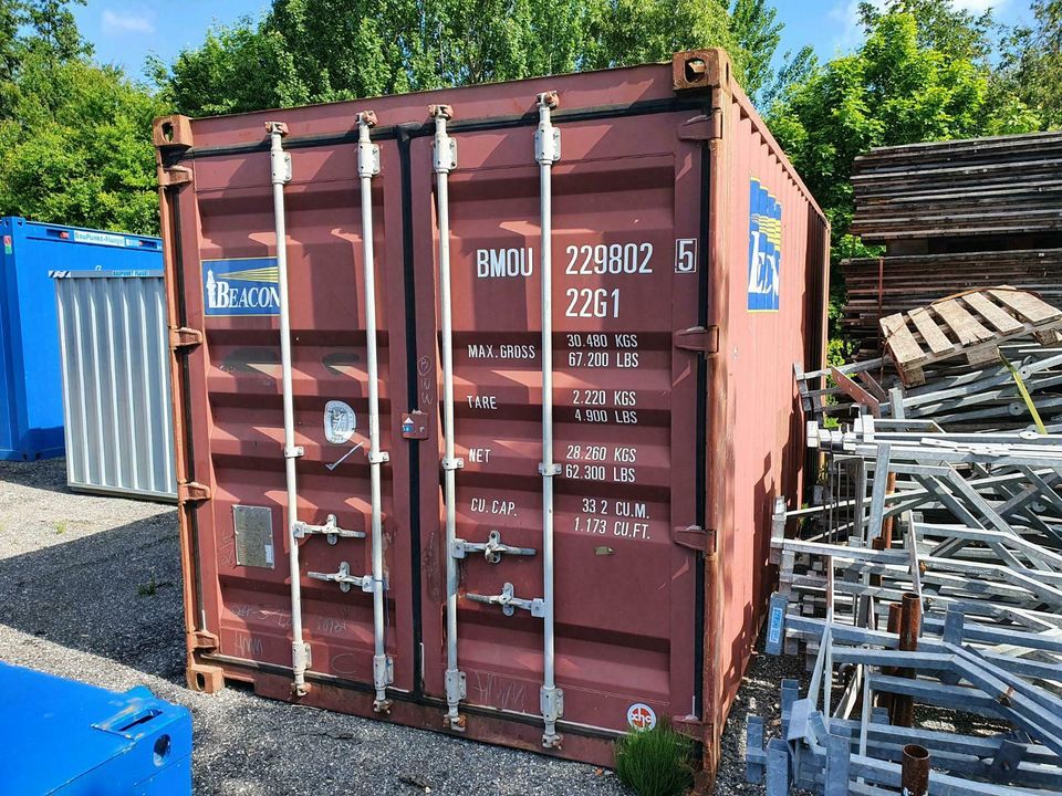 Lagercontainer Seecontainer 8" 10" neu zum Kauf auch 20" Fuß blau in Bad Doberan