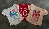 3 Hollister T-Shirts in rot rosa und weiß Gr S M L Hessen - Dautphetal Vorschau