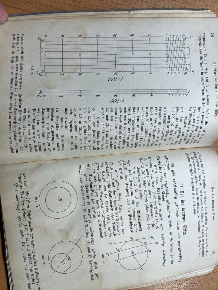 Landwirtschaftliche Unterrichtsbücher 1921 Geometrie in Gronau (Westfalen)