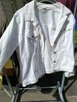 Verkaufe weiße Jeansjacke in L Hessen - Kassel Vorschau