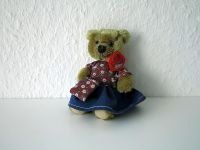 Bär Teddy SCHUCO Miniatur 12cm Mädchen mit Kleid + Tasche ANTIK Niedersachsen - Lüneburg Vorschau