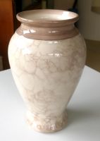 Keramik Vase cremefarbig 23cm hoch Berlin - Köpenick Vorschau