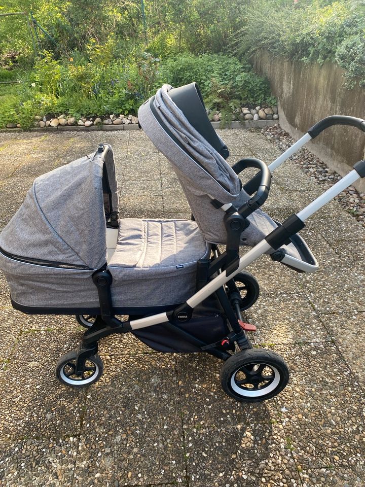 Geschwisterkinderwagen Thule in Mühlacker