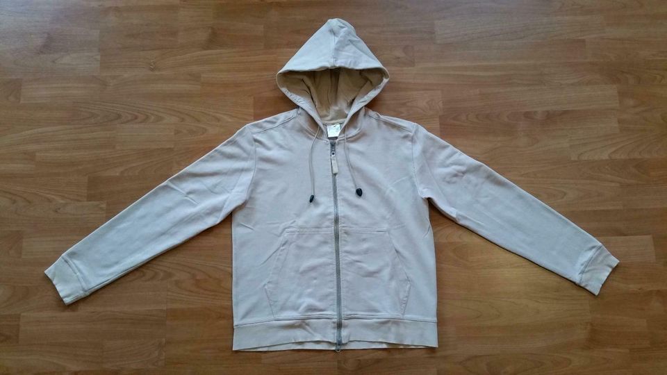 Crane Sport Damen Sweatjacke mit Kapuze Hoodie Gr. S beige in Heinsberg