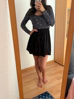 EDC Kleid lila Vögel schwarzer rock Baden-Württemberg - Rauenberg Vorschau