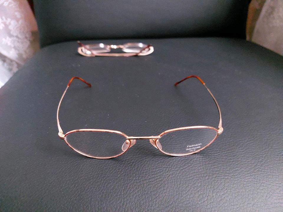 ❤ Brille Fassung Golddoublè 14 K . NEU. Damen,von Fielmann. in Rostock