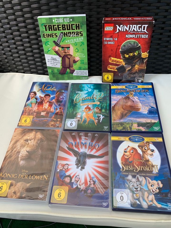 Disney Dvds/ Ninjago/ Minecraft in Döbeln