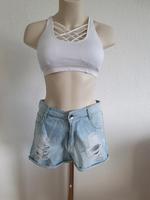 Stradivarius cooler Shorts Gr. 38 blau Altona - Hamburg Rissen Vorschau
