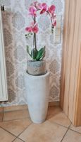 Vase Deko Haus Orchidee Kunstblume Wohnzimmer Geschenk Niedersachsen - Werlte  Vorschau