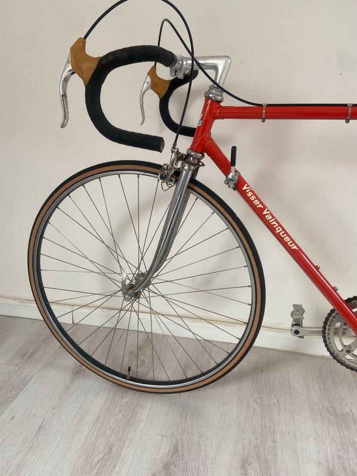 Rennrad RH55 VISSER VAINQUEUR CINELLI Ledersattel 12Gang 1985 in Bremen