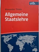 Allgemeine Staatslehre von Alexander Thiele, Jura Nordrhein-Westfalen - Attendorn Vorschau