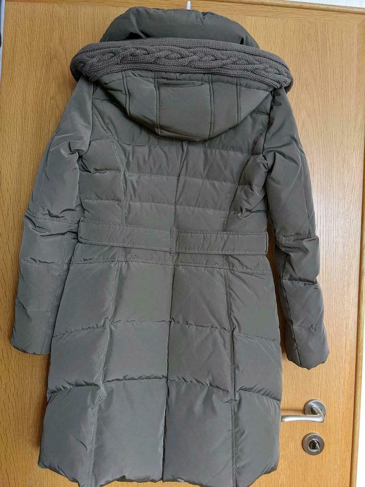 Mexx Wintermantel Kapuze /Daunen / Neu mit Etikett / taupe /Gr.36 in Werl