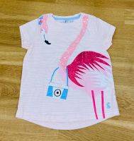 Joules Mädchen T-Shirt Pailletten Streifen-Look „Flamingo“ München - Bogenhausen Vorschau