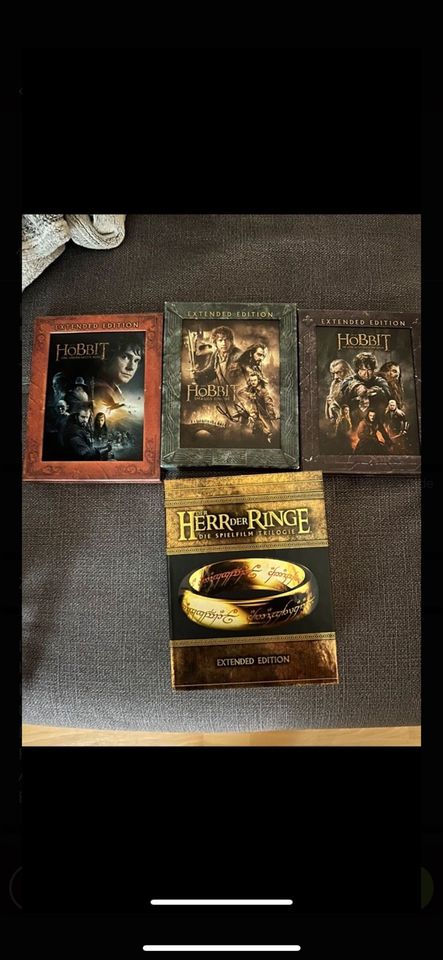 Der Herr der Ringe & Hobbit Trilogie Blu-Ray Extended Edition in Saarbrücken