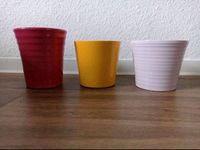 3 Keramik Blumentöpfe, (Gelb, Rosa, Pink), !!!SETPREIS!!! Sachsen - Coswig Vorschau