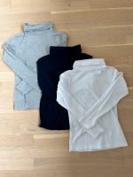 3 Rollkragenpullover grau, dunkelblau, weiß  122/128 Kr. München - Riemerling Vorschau